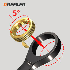 GREENER Universal Torx Wrench Adjustable Torque 8-22mm Ratchet Spanner for Bicycle Motorcycle Car Repair Tools Mechanical Tool