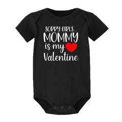 Sorry Girls Mommy Is My Valentine Newborn Baby Romper Toddler Gender Neutral Baby Stuff Boys Clothes Valentine's Day Present