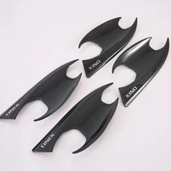 Carbon Fiber Door Handle Cover for Chevrolet Aveo 20-23