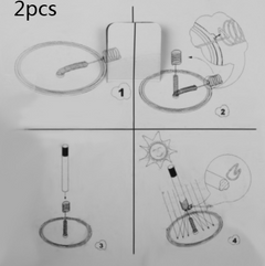 Outdoor Solar Cigarette Lighter Solar Fire