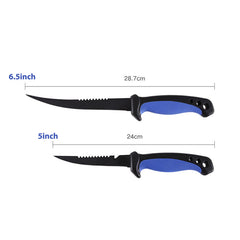 Stainless Steel Back Tooth Phosphorus Fishing Knife Cover