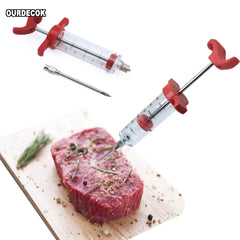 BBQ Tools Set with Grill Syringe and Sauce Injector