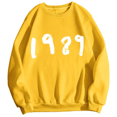 Casual Long Sleeve Loose Round Neck Sweater 1989