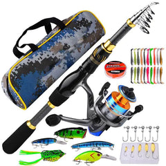 Surf Fishing Rod Set with Reel and Carry Bag (1.5-2.4m)