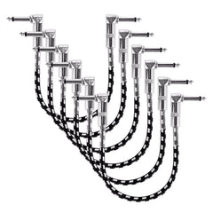 Guitar Accessories Dual Curved Mono Effect Cable 30cm