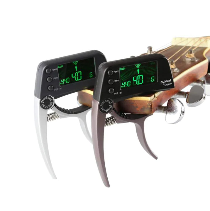 Guitar Clip Tuner - 2-in-1 Professional Capo
