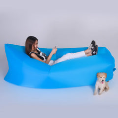 Black Inflatable Sofa for Relaxation (Model H1735_BK)