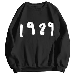 Casual Long Sleeve Loose Round Neck Sweater 1989