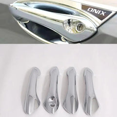 Carbon Fiber Door Handle Cover for Chevrolet Aveo 20-23