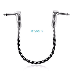 Guitar Accessories Dual Curved Mono Effect Cable 30cm
