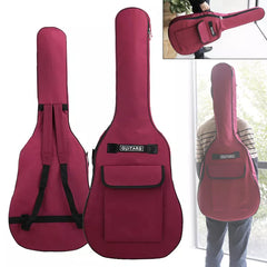 40/41 Inch Waterproof Oxford Fabric Guitar Case Gig Bag Double Straps Padded Cotton Soft 600D Electric Bass Guitarra Backpacks