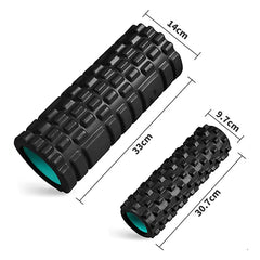 33cm Yoga Column Foam Axis Massage roller Muscle Back Muscle  MassageThe grid Back training set shipping