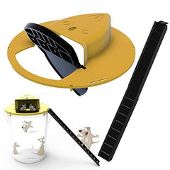 Efficient Mousetrap Reusable Smart Rat Trap Auto Reset Flip and Slide Humane Outdoor Indoor Bucketlid Rat Killer