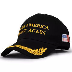 Make America Great Again Hat Donald Trump Republican Adjustable Mesh Cap Unisex Black Sun Protection Baseball Cap