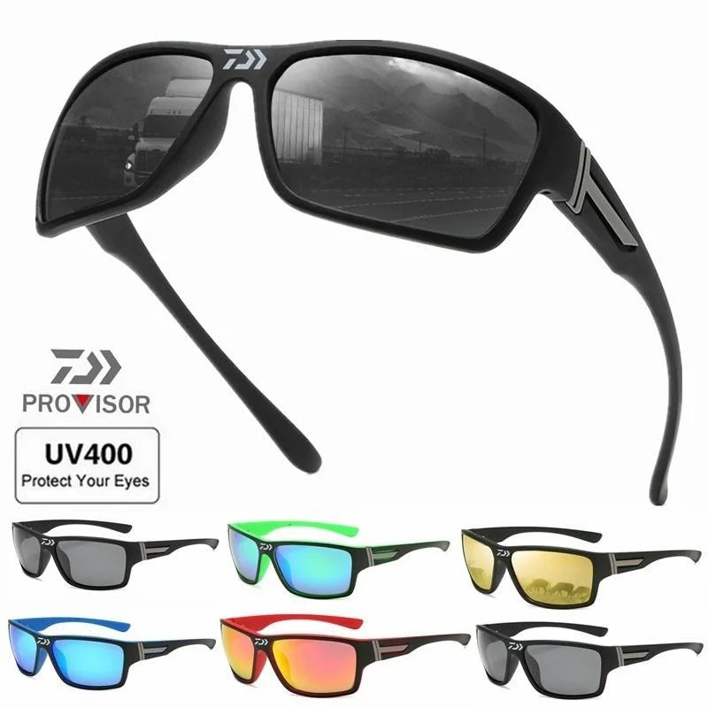 Daiwa Polarized Sports Men Sunglasses Fishing Driving Sun Glasses UV400 Lightweight Safety Goggles Male Fishing Glasses