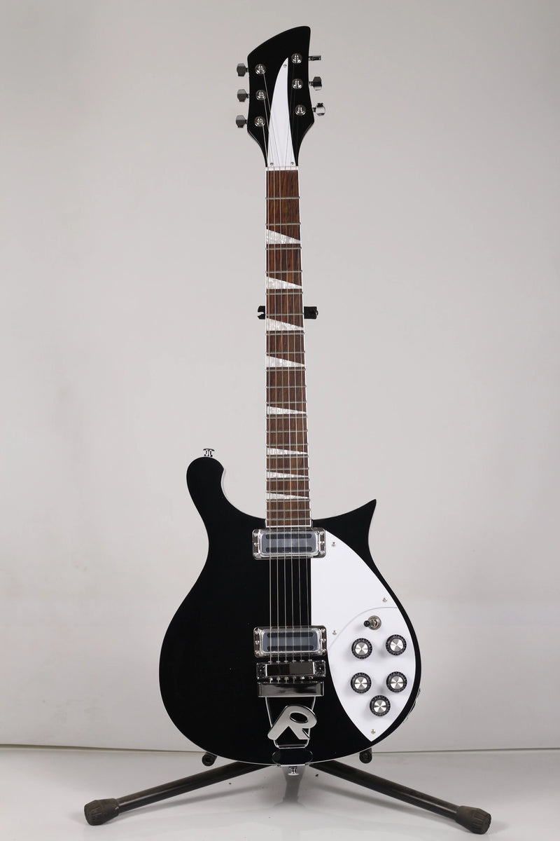 IN STOCK Rickbacker 460 Guitar 21 Frets 2 Toaster Rickenbacker Pickups black Colour RICKENBACKER guitar 6 and 12 strings