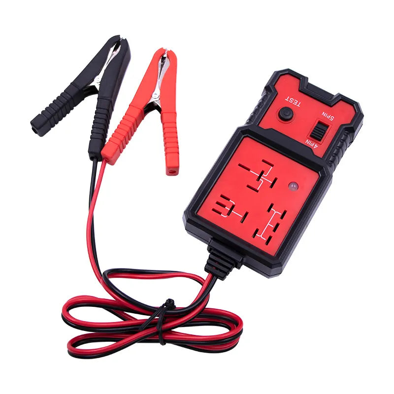 Automotive Electronic Relay Tester Car Battery Checker LED Indicator Light Universal 12V Car Relay Tester Auto Diagnostic Tools