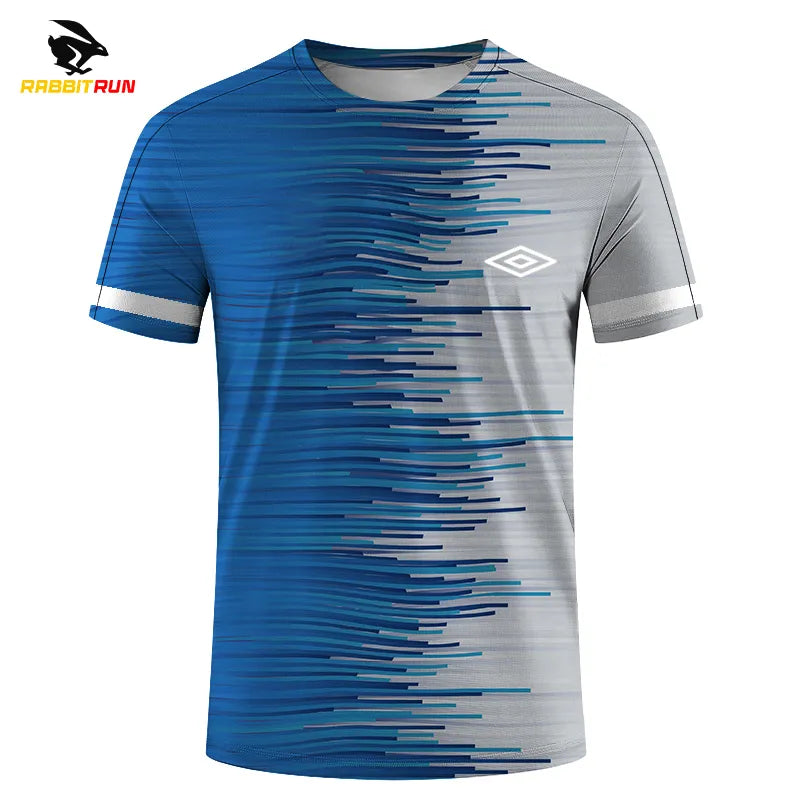 Men's T-shirts for Men Quick-Drying Tees Shirt Badminton Uniforms Table Tennis Clothing Printed T-shirt Boy Breathable Sport